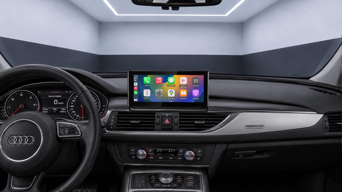 Android-Navigation (+ Apple-CarPlay) Touch für Audi A7 S7 RS7 4G C7 (inkl. Einbau) – Ansicht 4