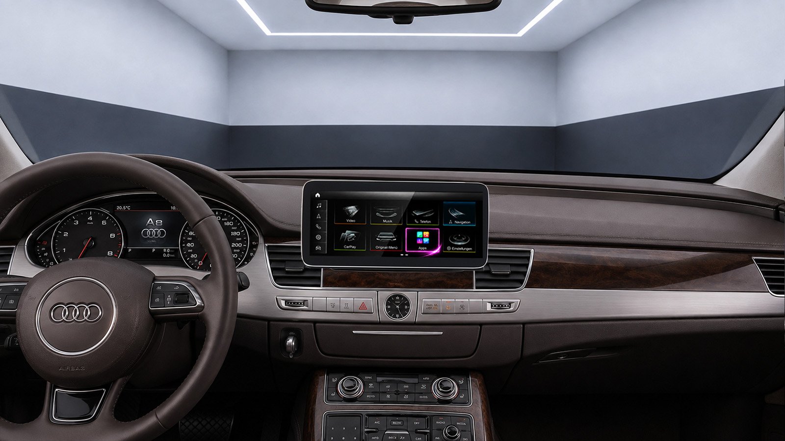audi_a8_s8_d4_android_navigation_apple_carplay_touch_display_10.25_12.5_rückfahrkamera_carhex_nachrüstung_1 Android-Navigation (+ Apple-CarPlay) Touch für Audi A8 S8 D4 (inkl. Einbau)
