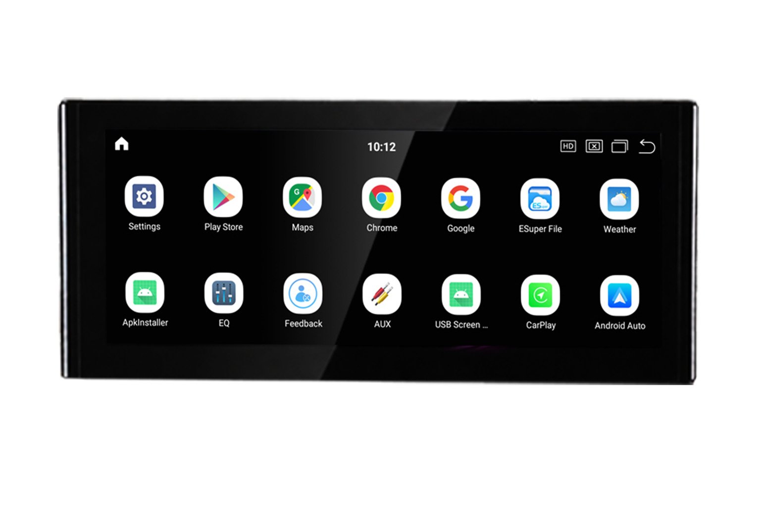 Audi Android Navigation App Ansicht mit Google Play Store
