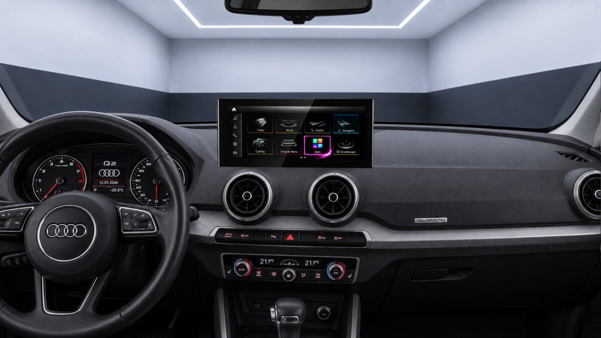 Android-Navigation (+ Apple-CarPlay) Touch für Audi Q2 SQ2 GA (inkl. Einbau) – Ansicht 4