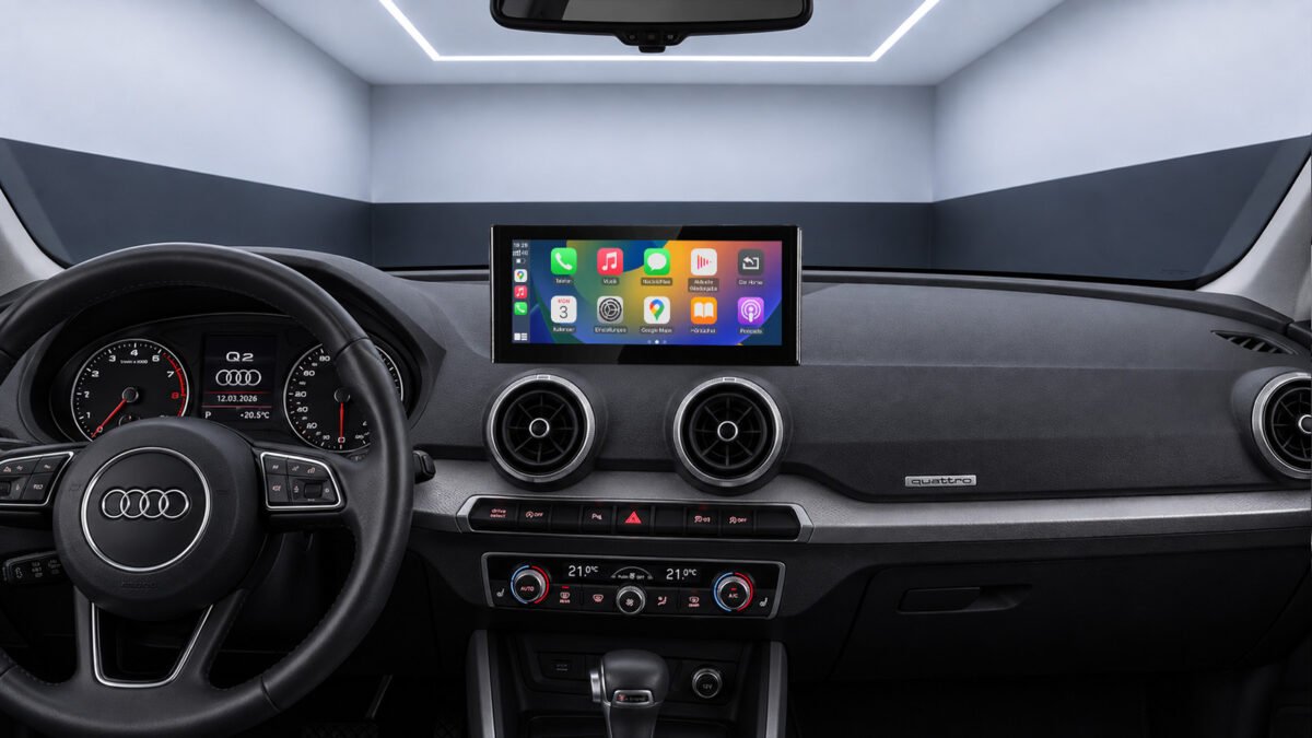 Android-Navigation (+ Apple-CarPlay) Touch für Audi Q2 SQ2 GA (inkl. Einbau) – Ansicht 2