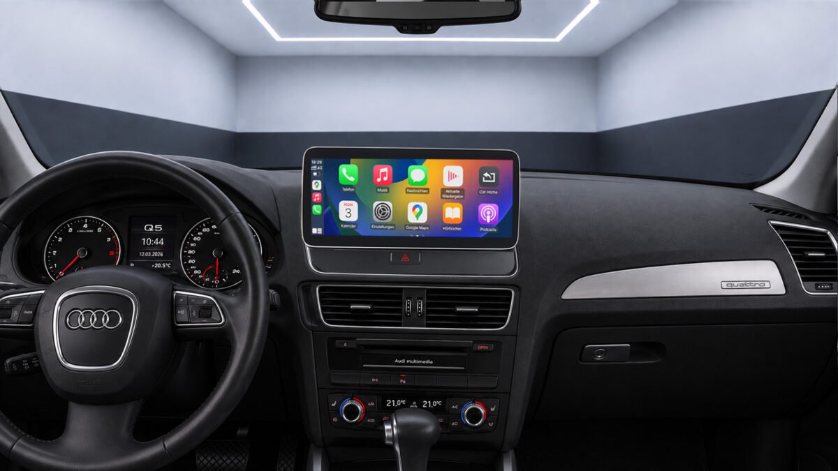 Android-Navigation (+ Apple-CarPlay) Touch für Audi Q5 SQ5 8R (inkl. Einbau) – Ansicht 2
