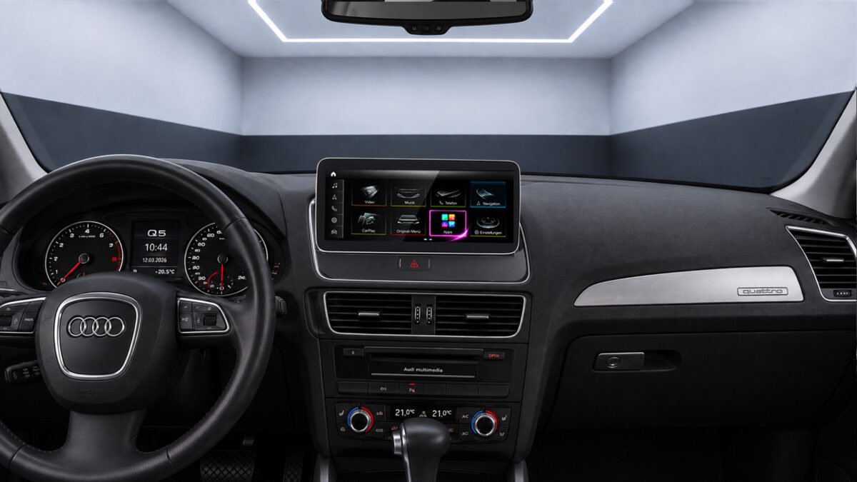 Android-Navigation (+ Apple-CarPlay) Touch für Audi Q5 SQ5 8R (inkl. Einbau) – Ansicht 5