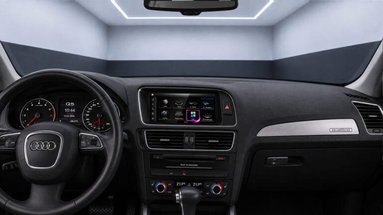 Android-Navigation (+ Apple-CarPlay) Touch für Audi Q5 SQ5 8R (inkl. Einbau)