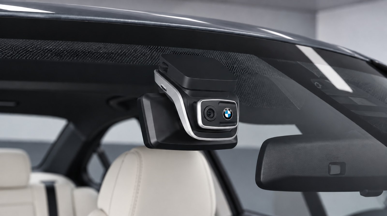 BMW Advanced Car Eye 3.0 Pro Frontkamera an der Windschutzscheibe installiert