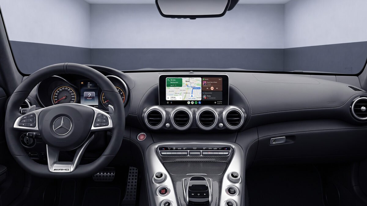 Apple-CarPlay & Android-Auto für Mercedes AMG GT C190 R190 (Nachrüstung) – Ansicht 2