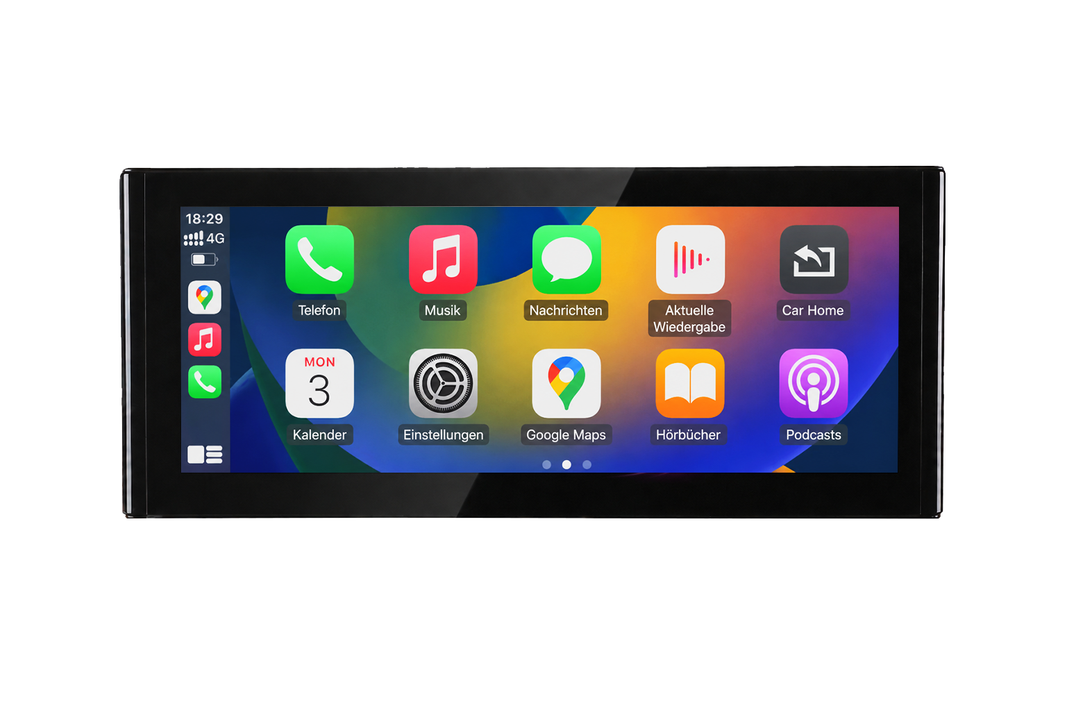 Audi Android Navigation mit integriertem Apple CarPlay und Android Auto
