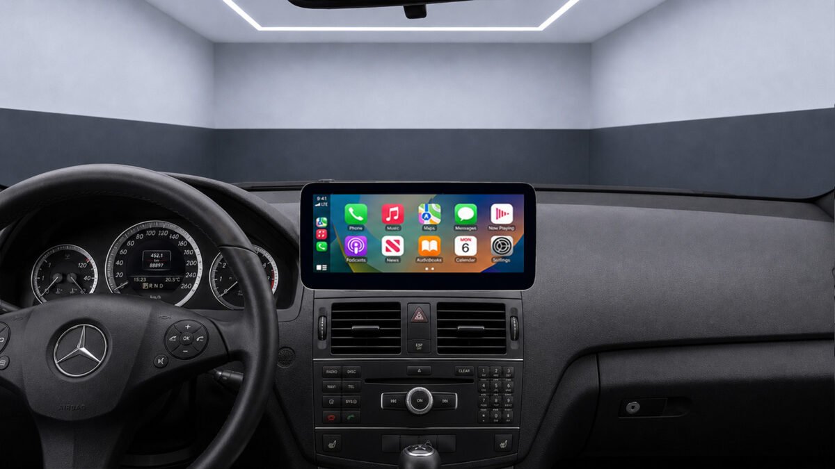 Apple-CarPlay & Android-Auto für Mercedes C-Klasse W204 S204 (Nachrüstung) – Ansicht 4