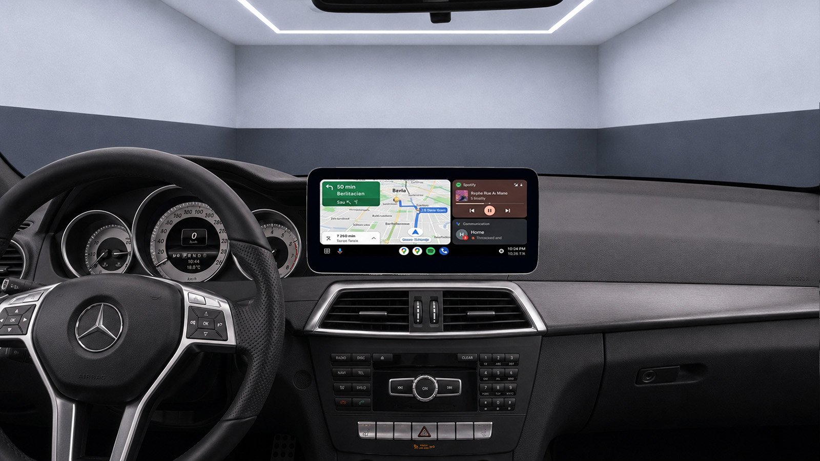 Apple-CarPlay & Android-Auto für Mercedes C-Klasse W204 S204 (Nachrüstung)