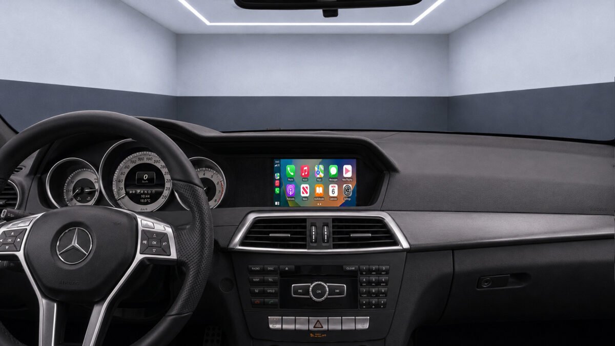 Apple-CarPlay & Android-Auto für Mercedes C-Klasse W204 S204 (Nachrüstung) – Ansicht 2