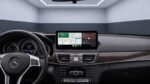 Navigation auf dem Nachrüstdisplay im Mercedes E-Klasse W212 S212