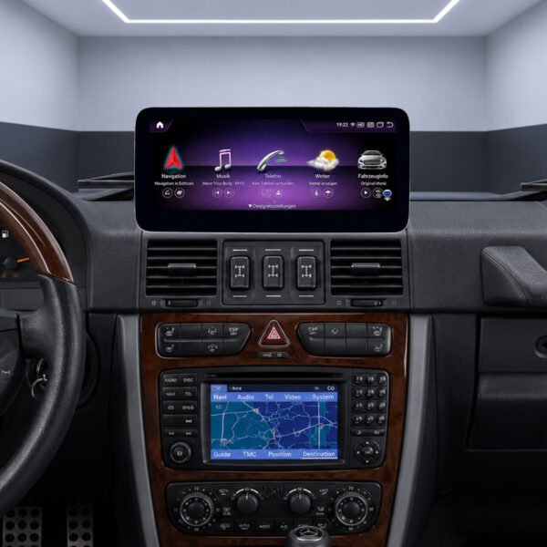 Android-Navigation (+ Apple-CarPlay) Touch für Mercedes G-Klasse 2008 – 2017 (inkl. Einbau) – Ansicht 2