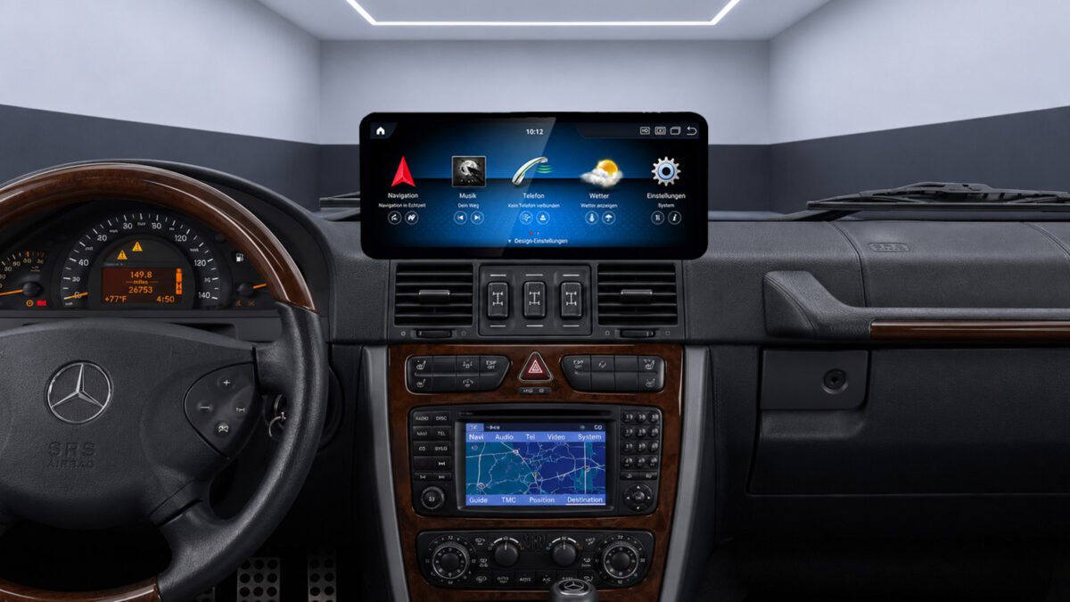 Android-Navigation (+ Apple-CarPlay) Touch für Mercedes G-Klasse 2008 – 2017 (inkl. Einbau) – Ansicht 4