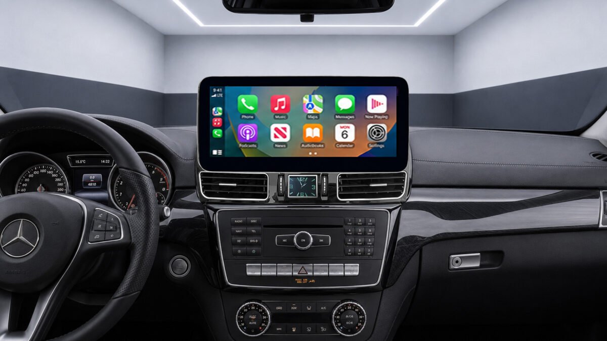 Apple-CarPlay & Android-Auto für Mercedes GL X166 (Nachrüstung) – Ansicht 2