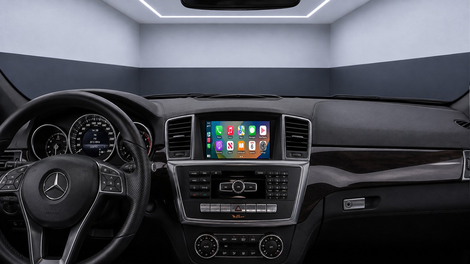 Apple-CarPlay & Android-Auto für Mercedes GL X166 (Nachrüstung)