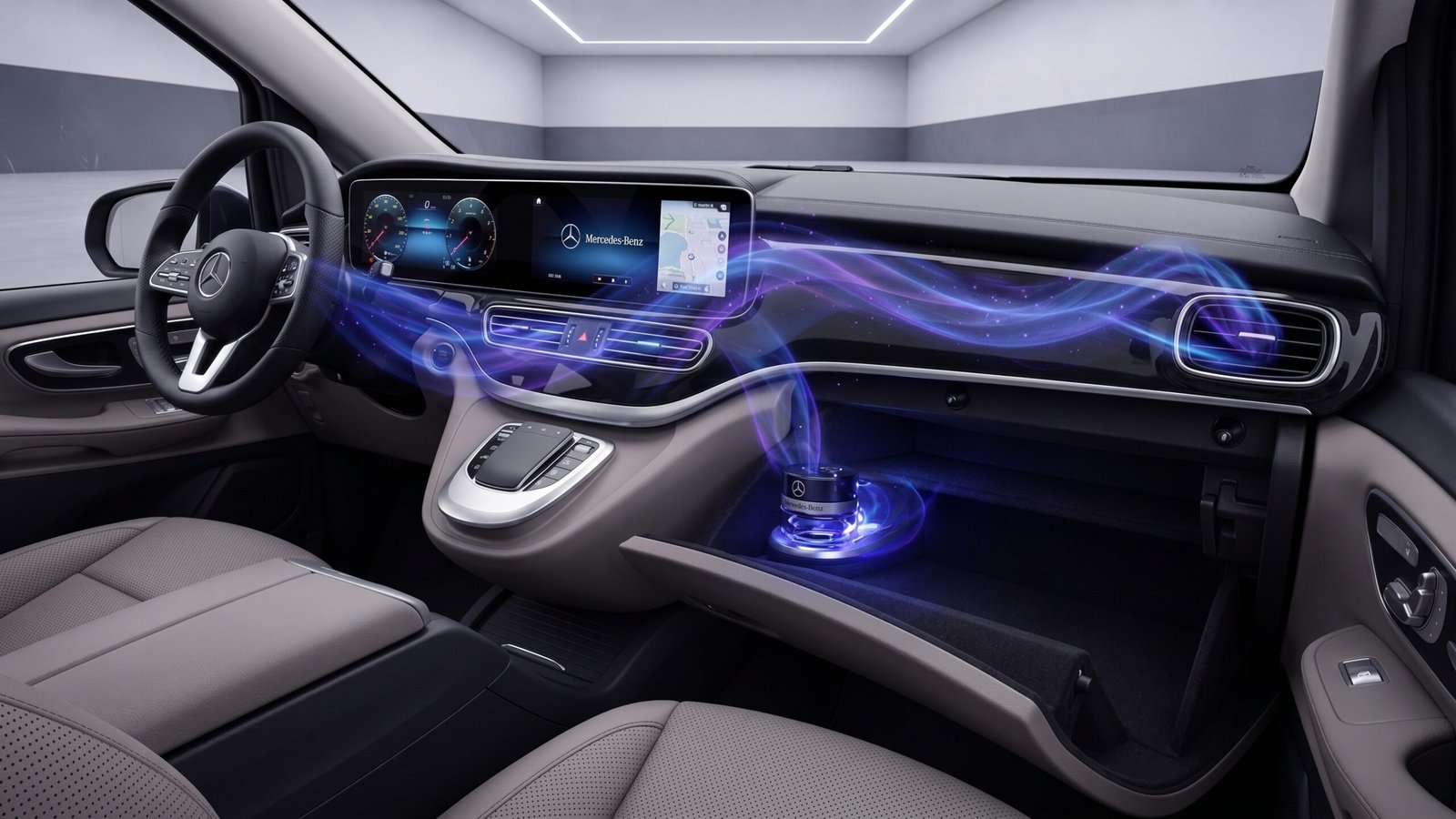 AIR-BALANCE (P21) Beduftung für Mercedes V-Klasse W447 MOPF2 inkl. Einbau (Nachrüstung)