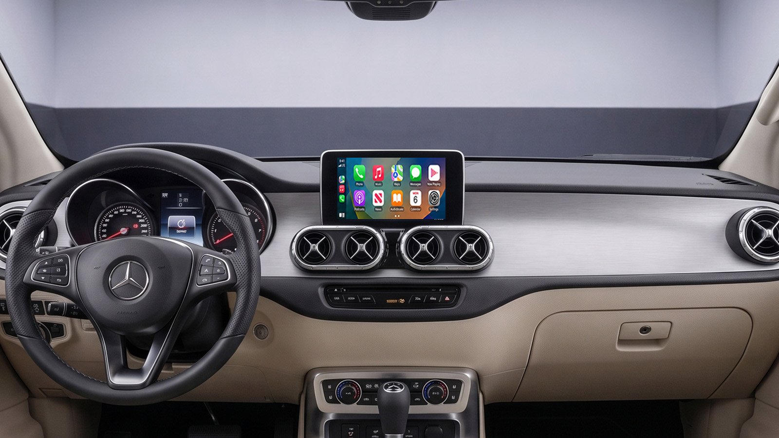 Apple-CarPlay & Android-Auto für Mercedes X-Klasse W470 (Nachrüstung)